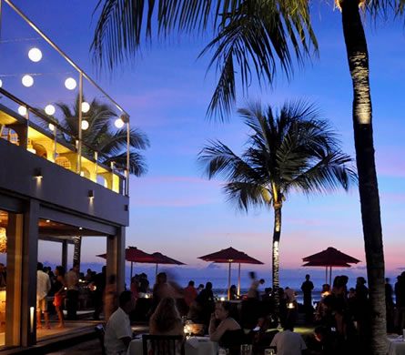 A perfect place to see the sunset, Kudeta beach club in Seminyak